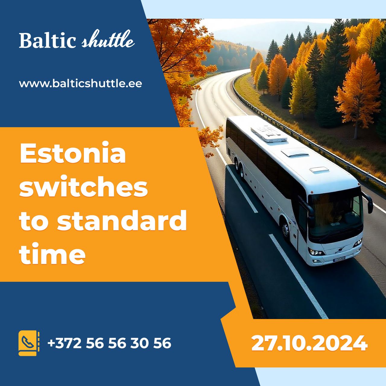 Estonia and the EU switching to winter time 27 October 2024